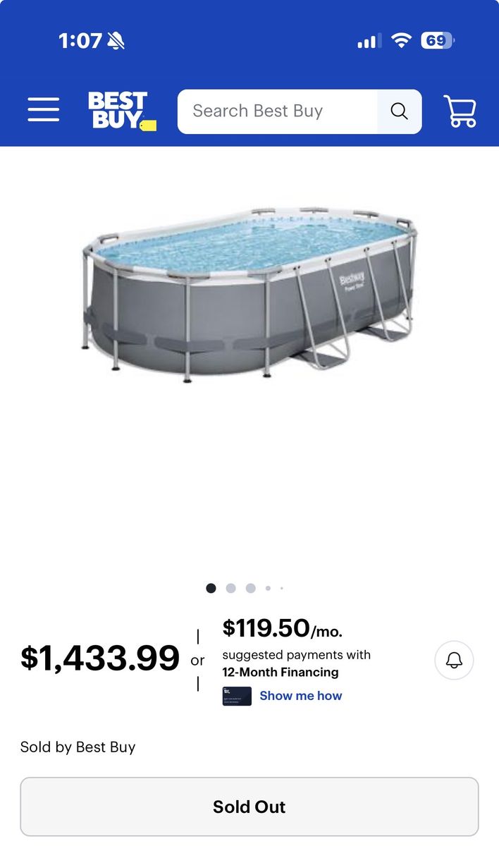 NEW! Bestway - Power Steel 14' Above Ground Pool Set