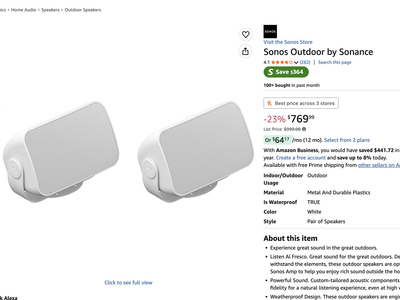 SONOS Outdoor Speakers