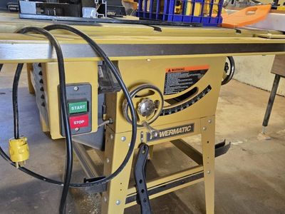 Powermatic Contractor Tablesaw & JessEm Router Table