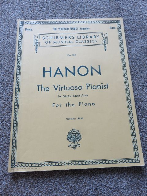 EXCELLENT CONDITION “HANON – THE VIRTUOSO PIANIST – 60 EXERCISES