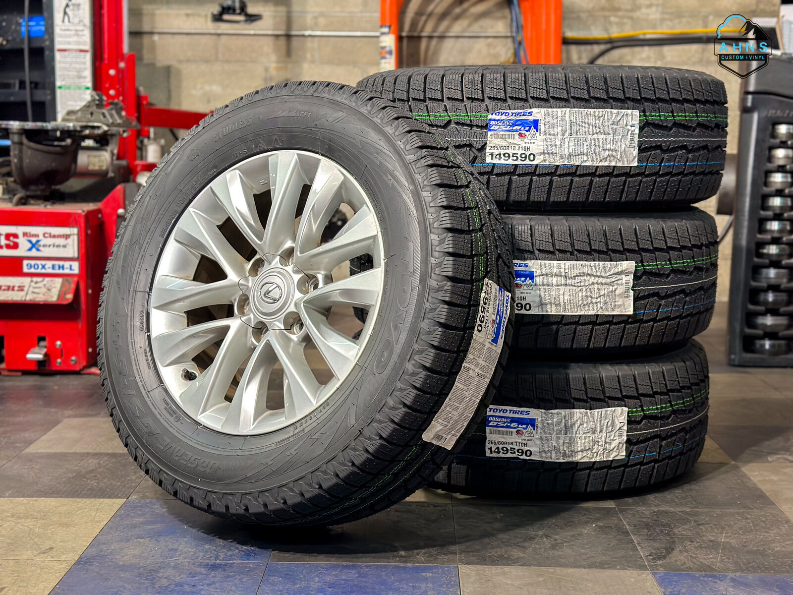 Winter | Lexus 18" Package | 265 60 18 Lexus | Snow Tires | Rims | Toyota | 265/60r18 | 4Runner | Tacoma | GX460 | 470