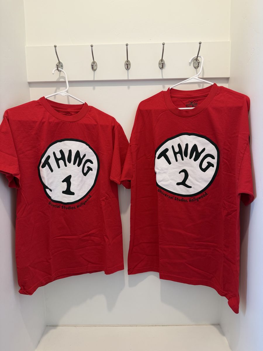 “Thing 1” and “Thing 2” T-shirt Combo