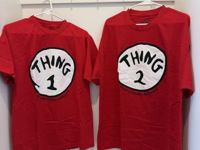 “Thing 1” and “Thing 2” T-shirt Combo