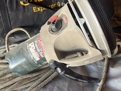 Tent heater small propane bottle