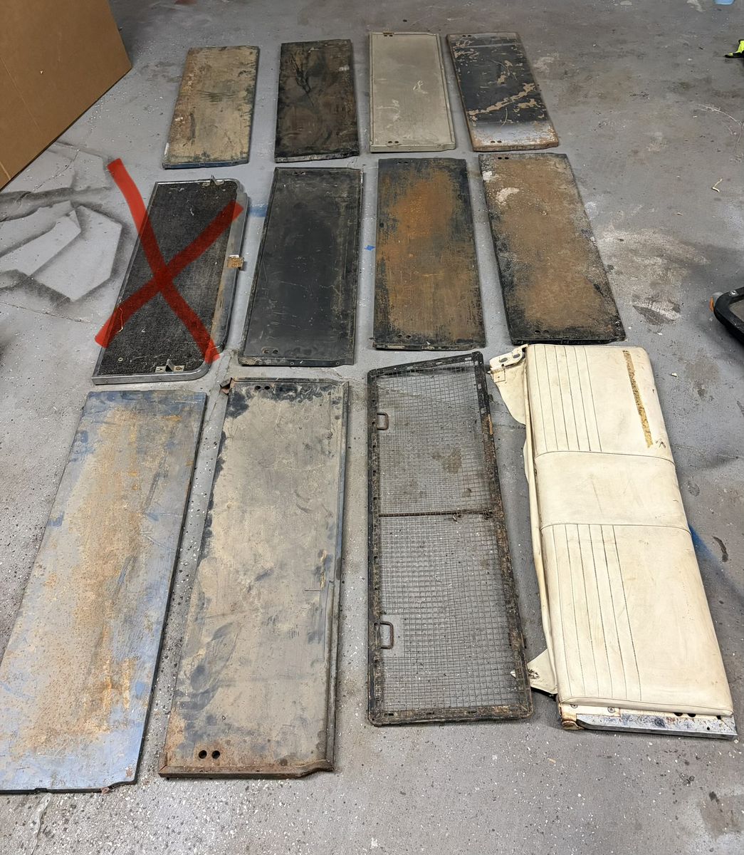 1965-1970 Ford Mustang Fastback Fold Down Seat Panel lot