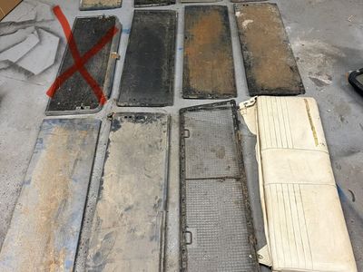 1965-1970 Ford Mustang Fastback Fold Down Seat Panel lot