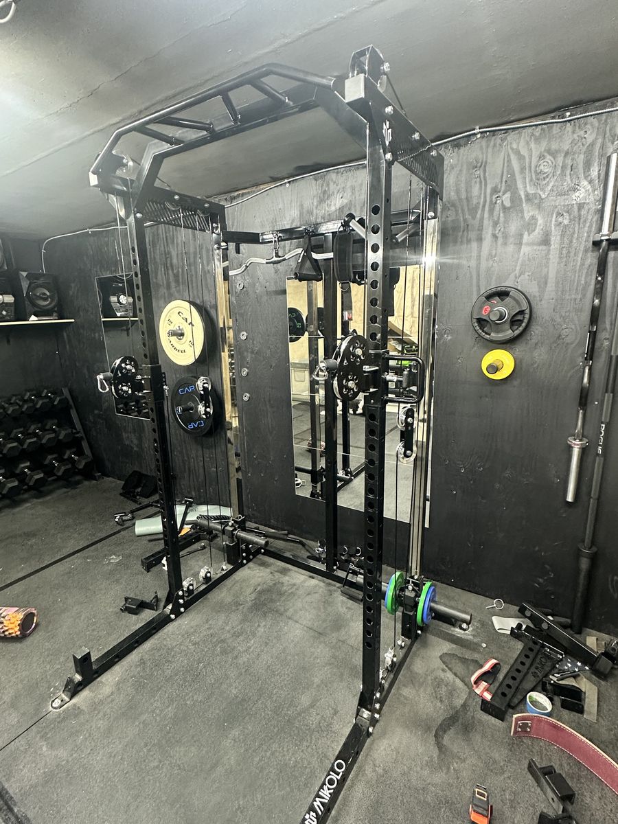 Squat Rack Cable Functional Trainer