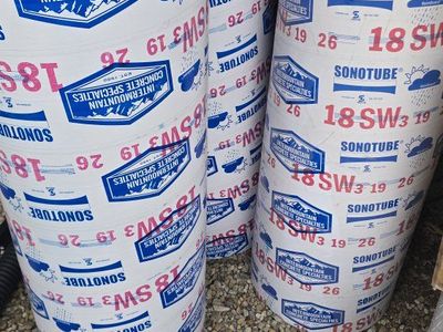 sonotubes, concret forming