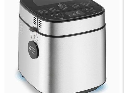 NEW LCKSMAL 2.5LB Bread Maker Machine with Built-in Electronic Scale