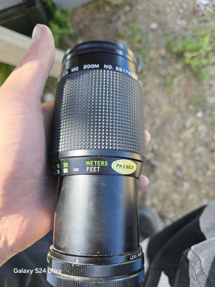 Vivitar 80-200MM f/4.5 MC Zoom Lens for Vintage Cameras - Manual Focus