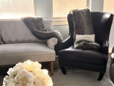 Porter Design Grant Wingback Crackle Leather Chair