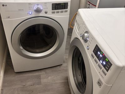 LG Front Load Washer & Electric Dryer Set