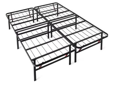 Queen Foldable Metal Platform Bed Frame