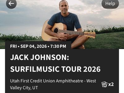 2x Jack Johnson Pit Tickets
