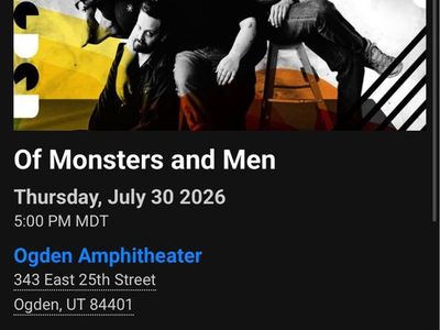 2 Tickets Of Monsters and Men