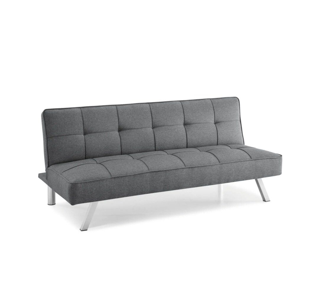 gray futon