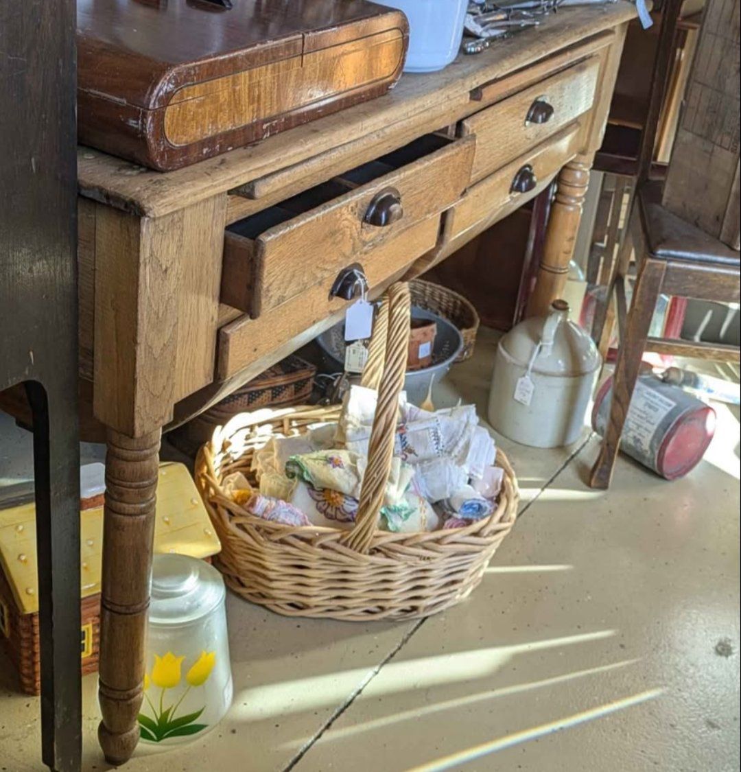 Antique tables and desks!