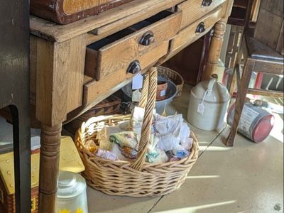 Antique tables and desks!