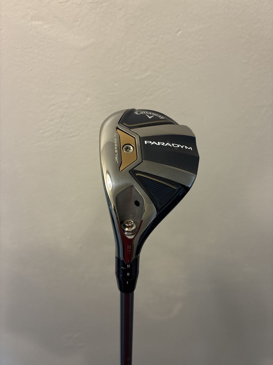 Callaway Paradym 4 Hybrid 21° Left Hand Stiff Flex Hzrdus Shaft - New with Headcover
