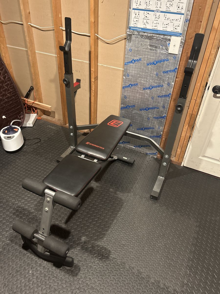 Weight Bench + Squat Rack