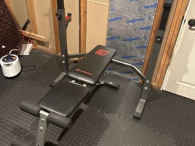Weight Bench + Squat Rack