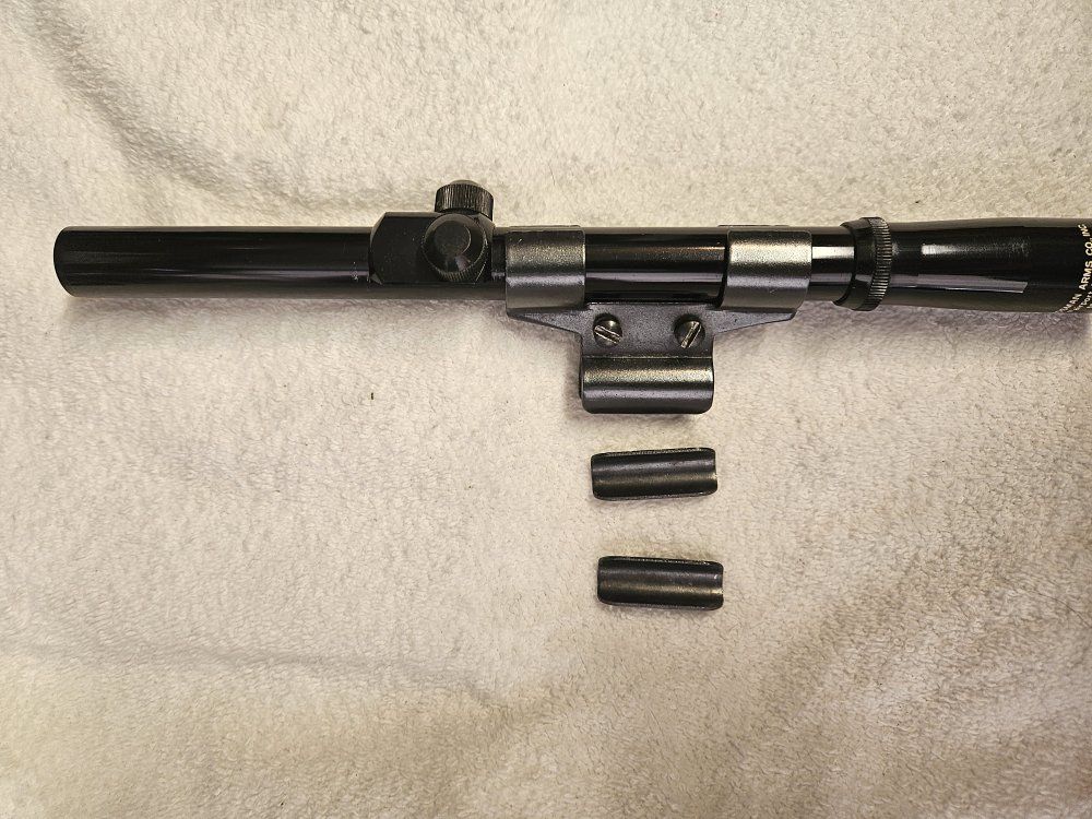 Rifle scope for pellet rifle.