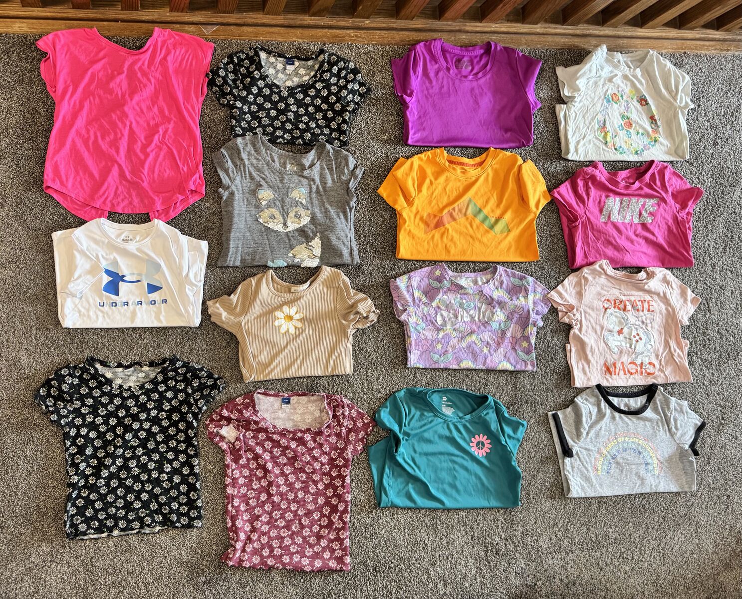 Cute T-Shirts size 8 girls gently used or not worn