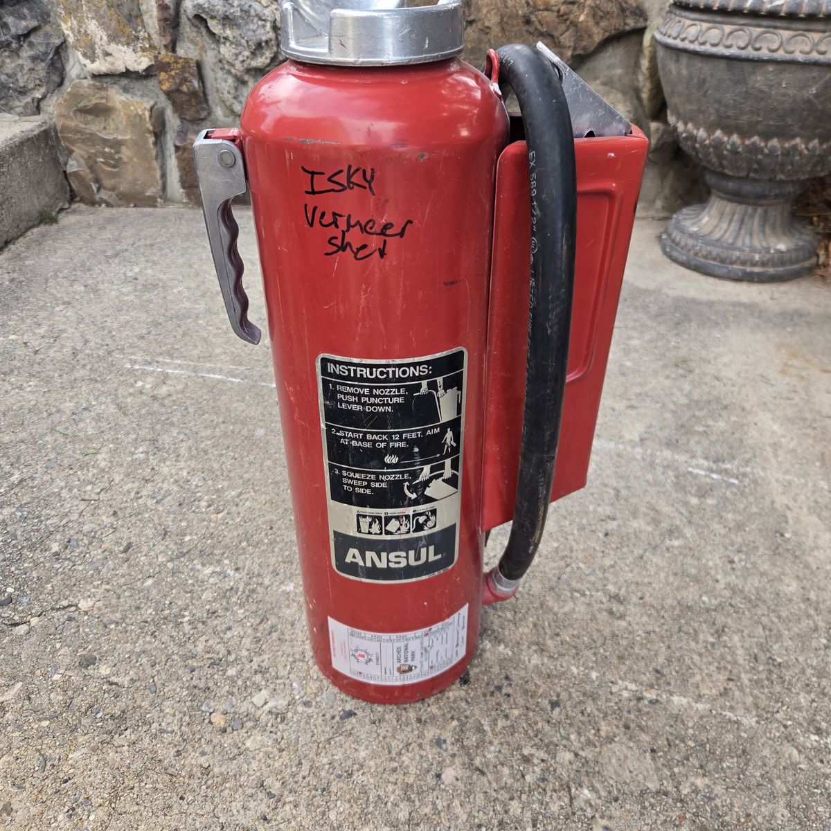 Ansul Red Line 20lb I-A-20-E  Dry chemical Fire Extinguisher