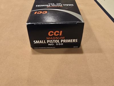 CCI #550 Small Pistol Primers