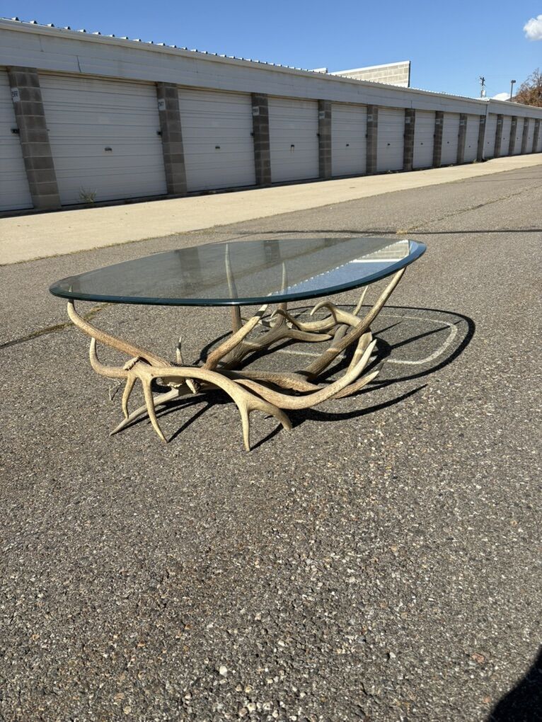 Elk Antler Coffee Table