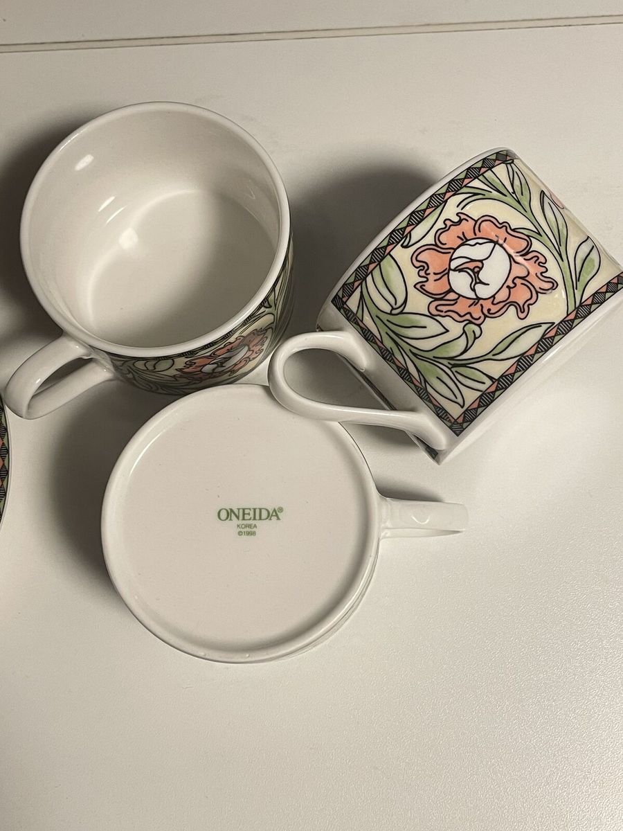 Oneida Stoneware Cup & Saucer