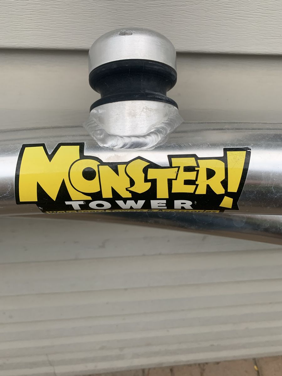 Monster Tower Wakeboard Tower - Aluminum, Universal Fit