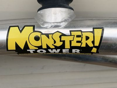 Monster Tower Wakeboard Tower - Aluminum, Universal Fit