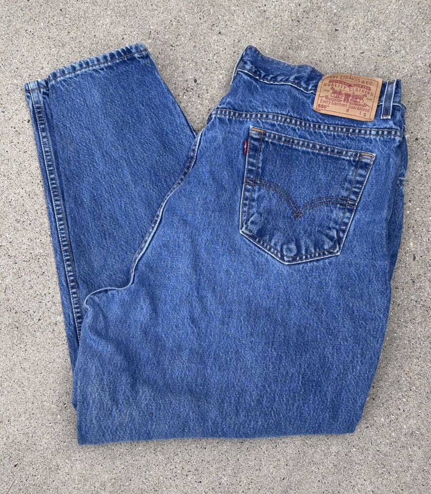 VIntage Levi's 550 Women's 22S Denim Blue Jeans