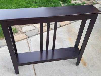 Wood Entry Way Accent Console Table