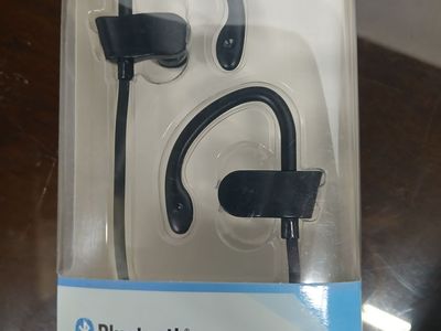 MobilEssentials Bluetooth Sport Wireless Earbuds - Tangle-Free, Remote & Mic, Premium Secure Fit