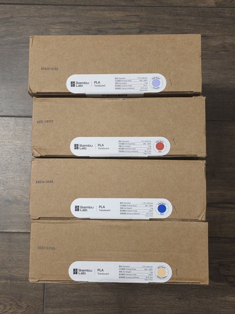 Bambu Lab Translucent PLA Filament