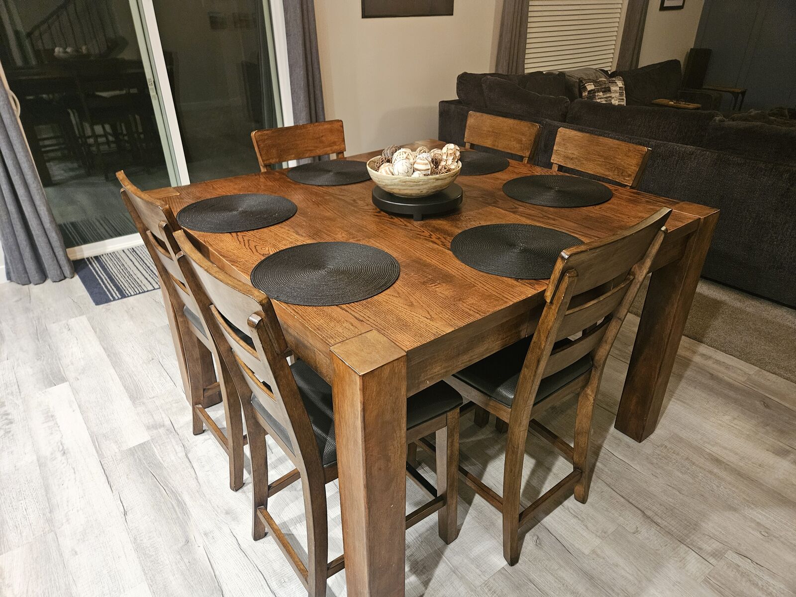 Square-to-Rectangle Dining Set