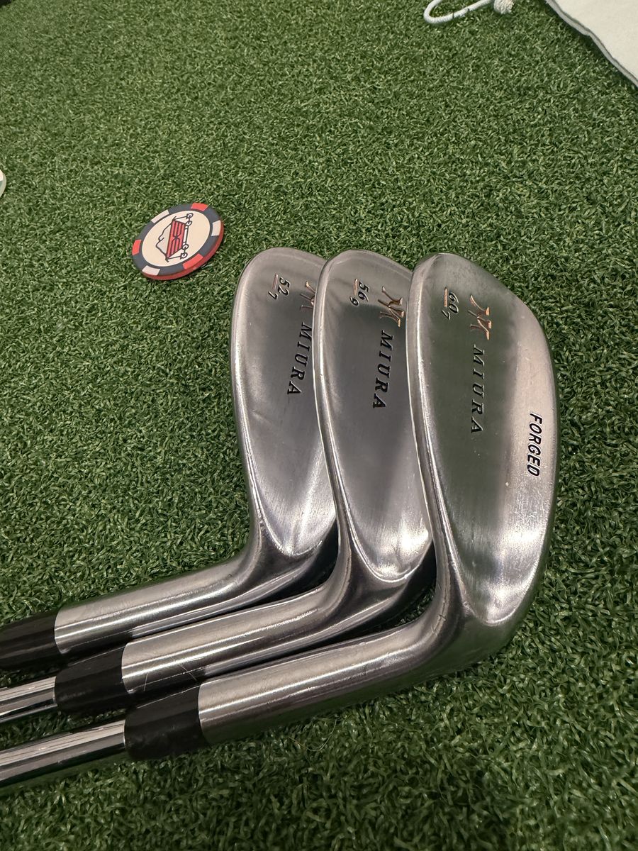 Miura Genuine Forged Wedge Set 52.7/56.9/60.7 Modus 125 Stiff Good