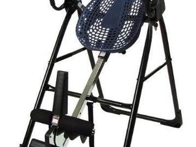 Teeter Hang Ups Inversion Table Blue Backrest Adjustable Ankle Locks Steel Frame