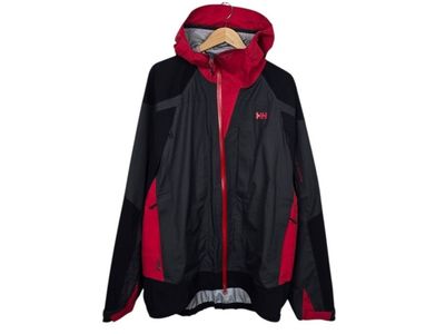 Helly Hansen TECH XP Waterproof Ski Shell Jacket Men's XL Red Black Hooded