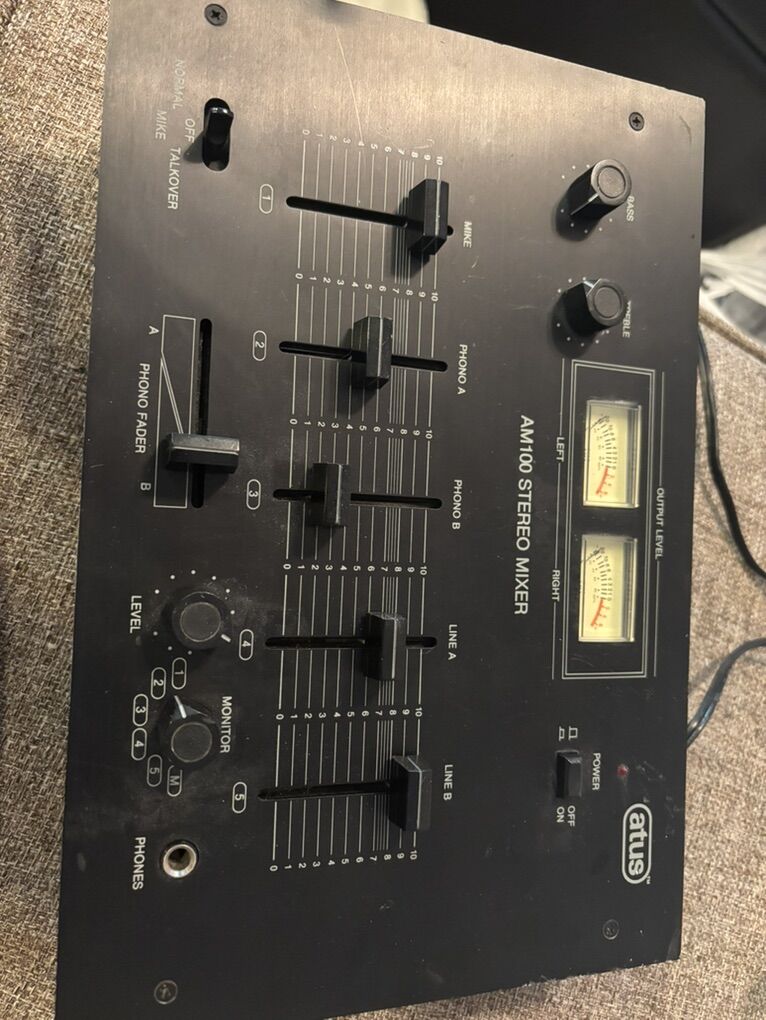 Vintage Atus Am100 Stereomixer