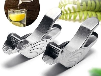 2PC Steel Lemon Squeezer Bird Shape Lemon Juicer Lime Squeezer Ma-NEW