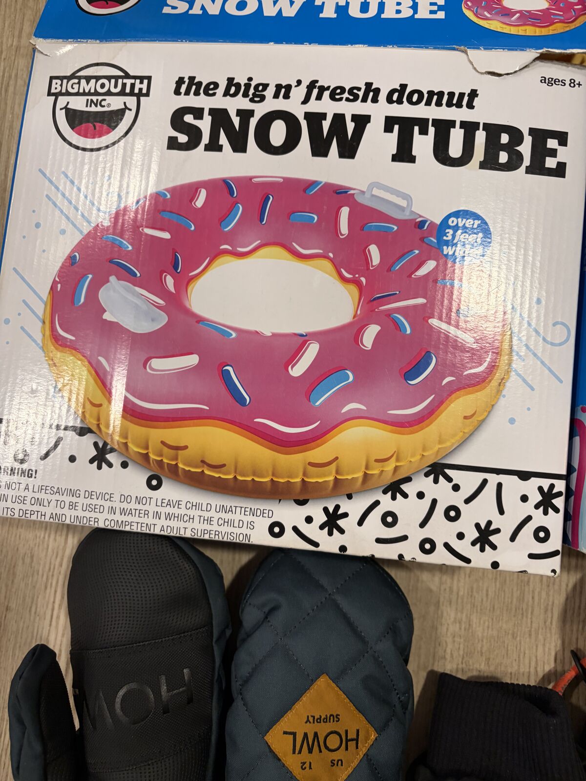 Snow Tubes and Mittens