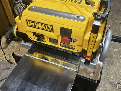 DEWALT DW735X 13-inch Two-Speed Thickness Planer with Tables and stand - Used Excellent Condition
