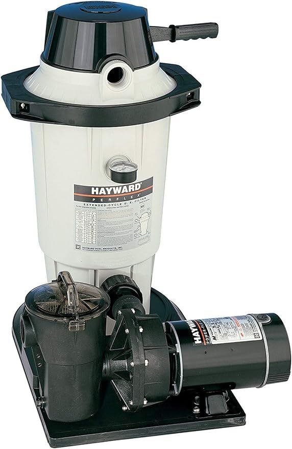 Hayward W3EC40C92S Perflex 1 HP D.E. Filter Pump System for Above-Ground Pools - NIB