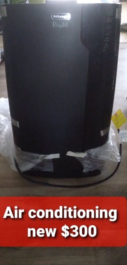 Delonghi Pinguino Portable Air Conditioner, Black, New
