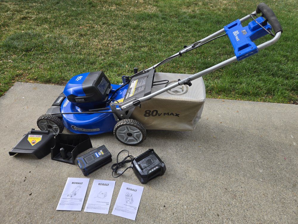 Kobalt 21-Inch 80 Volt Self-Propelled 3-in1 Batter