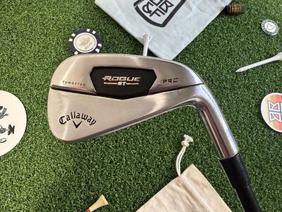 Callaway Rogue ST Pro 7 Iron Tensei White Stiff