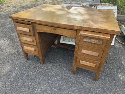 Free vintage oak desk